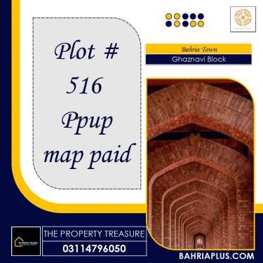 10 Marla Residential Plot for Sale in Sector F - Ghaznavi Block -  Bahria Town, Lahore - (BP-371803)