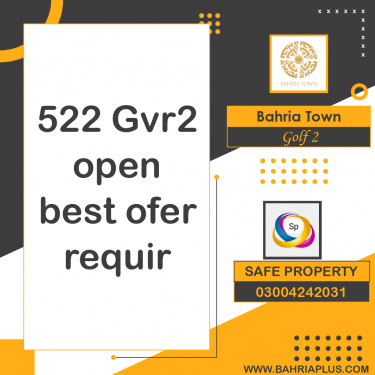 10 Marla Residential Plot for Sale in Golf Phase 2 -  Bahria Town, Lahore - (BP-371844)
