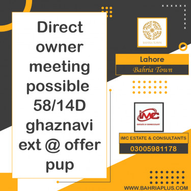 Residential Plot for Sale in Bahria Town, Lahore - (BP-372303)