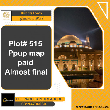 10 Marla Residential Plot for Sale in Sector F - Ghaznavi Block -  Bahria Town, Lahore - (BP-372324)