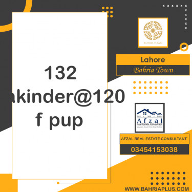 Residential Plot for Sale in Bahria Town, Lahore - (BP-372680)