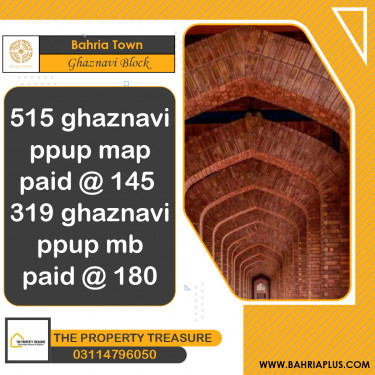 10 Marla Residential Plot for Sale in Sector F - Ghaznavi Block -  Bahria Town, Lahore - (BP-372815)