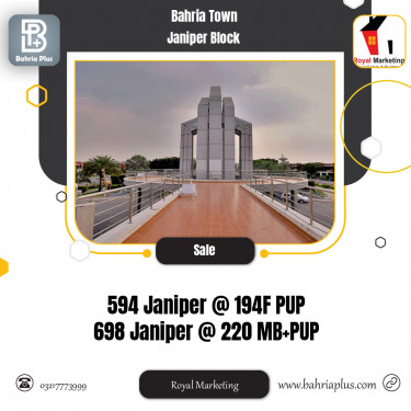 10 Marla Residential Plot for Sale in Sector C - Janiper Block -  Bahria Town, Lahore - (BP-373111)