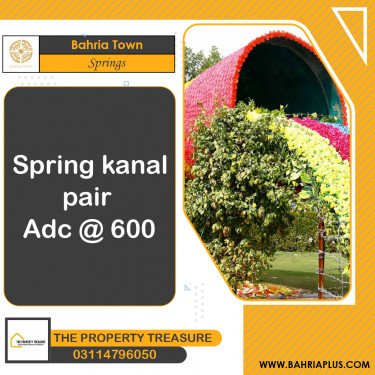 20 Marla Residential Plot for Sale in Sector B - Bahria Springs -  Bahria Town, Lahore - (BP-373200)