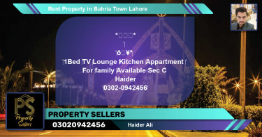 Residential Property for Rent in Bahria Town, Lahore - (BP-37324)
