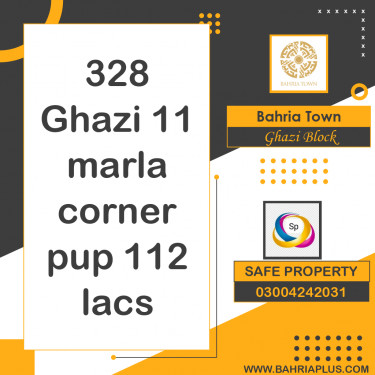11 Marla Residential Plot for Sale in Sector F - Ghazi Block -  Bahria Town, Lahore - (BP-373318)