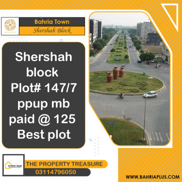 5 Marla Residential Plot for Sale in Sector F - Shershah Block -  Bahria Town, Lahore - (BP-373738)