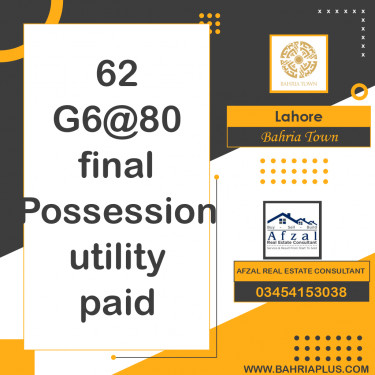 Residential Plot for Sale in Bahria Town, Lahore - (BP-373795)