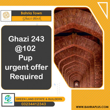 10 Marla Residential Plot for Sale in Sector F - Ghazi Block -  Bahria Town, Lahore - (BP-373864)