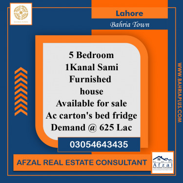 Residential Plot for Sale in Bahria Town, Lahore - (BP-373874)