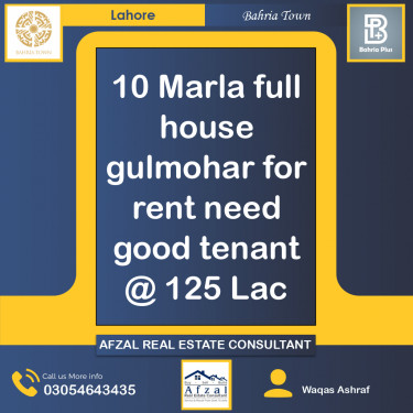 Residential Plot for Sale in Bahria Town, Lahore - (BP-373881)