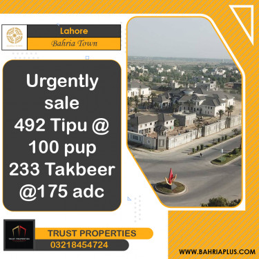 Residential Plot for Sale in Bahria Town, Lahore - (BP-374030)