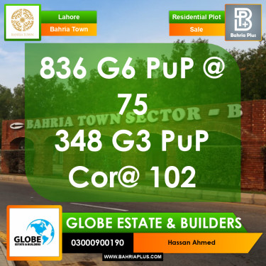 Residential Plot for Sale in Bahria Town, Lahore - (BP-374097)