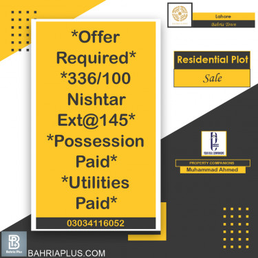 Residential Plot for Sale in Bahria Town, Lahore - (BP-374324)