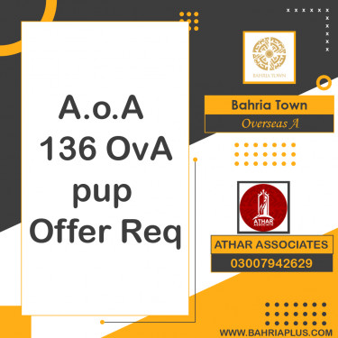 10 Marla Residential Plot for Sale in Overseas A -  Bahria Town, Lahore - (BP-374608)