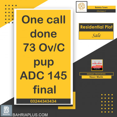 10 Marla Residential Plot for Sale in Overseas C -  Bahria Town, Lahore - (BP-374642)