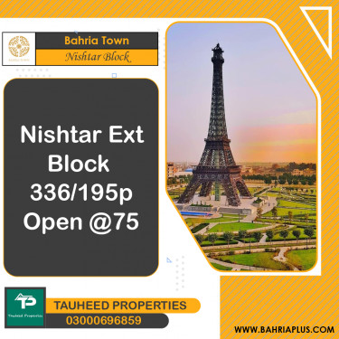 5 Marla Residential Plot for Sale in Sector E - Nishtar Block -  Bahria Town, Lahore - (BP-374948)