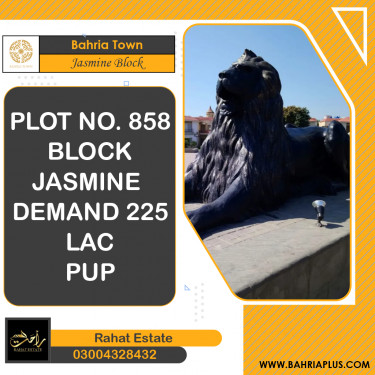 10 Marla Residential Plot for Sale in Sector C - Jasmine Block -  Bahria Town, Lahore - (BP-375365)