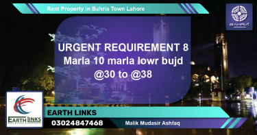Residential Property for Rent in Bahria Town, Lahore - (BP-37832)