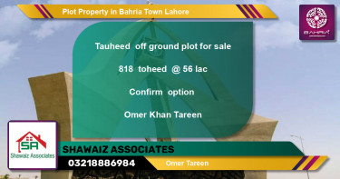 Residential Plot for Sale in Bahria Town, Lahore - (BP-38522)