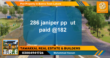 Residential Plot for Sale in Bahria Town, Lahore - (BP-38556)