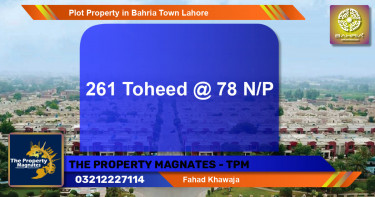 Residential Plot for Sale in Bahria Town, Lahore - (BP-38567)