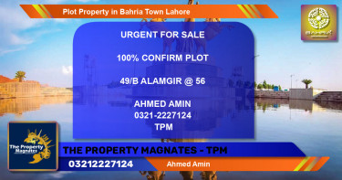 Residential Plot for Sale in Bahria Town, Lahore - (BP-38608)