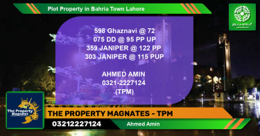 Residential Plot for Sale in Bahria Town, Lahore - (BP-38615)