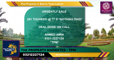 Residential Plot for Sale in Bahria Town, Lahore - (BP-38618)