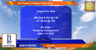 Residential Plot for Sale in Bahria Town, Lahore - (BP-38630)