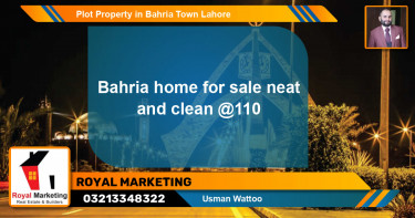 Residential Plot for Sale in Bahria Town, Lahore - (BP-38632)