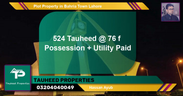 Residential Plot for Sale in Bahria Town, Lahore - (BP-38634)
