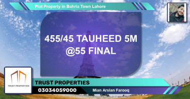 Residential Plot for Sale in Bahria Town, Lahore - (BP-38672)