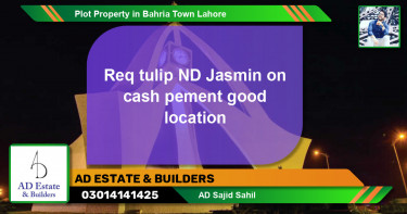 Residential Plot for Sale in Bahria Town, Lahore - (BP-38681)