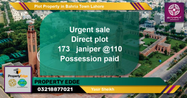 Residential Plot for Sale in Bahria Town, Lahore - (BP-38900)