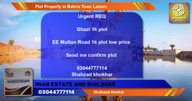 Residential Plot for Sale in Bahria Town, Lahore - (BP-38915)