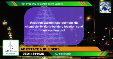 Residential Plot for Sale in Bahria Town, Lahore - (BP-38922)