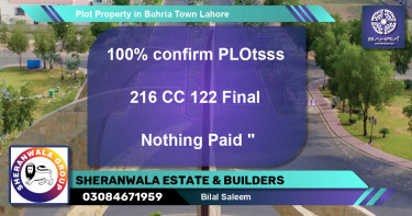 Residential Plot for Sale in Bahria Town, Lahore - (BP-39060)
