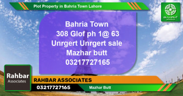 Residential Plot for Sale in Bahria Town, Lahore - (BP-39079)
