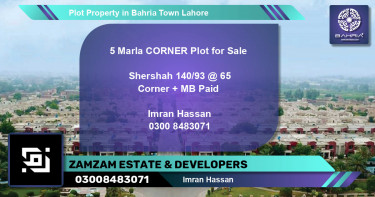Residential Plot for Sale in Bahria Town, Lahore - (BP-39087)