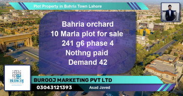 Residential Plot for Sale in Bahria Town, Lahore - (BP-39092)