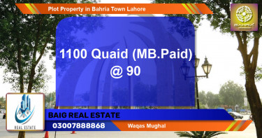Residential Plot for Sale in Bahria Town, Lahore - (BP-39096)
