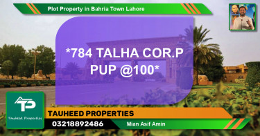 Residential Plot for Sale in Bahria Town, Lahore - (BP-39097)