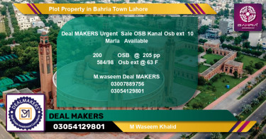 Residential Plot for Sale in Bahria Town, Lahore - (BP-39139)