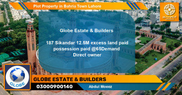 Residential Plot for Sale in Bahria Town, Lahore - (BP-39173)
