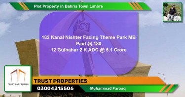Residential Plot for Sale in Bahria Town, Lahore - (BP-39179)