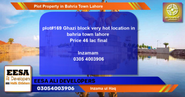 Residential Plot for Sale in Bahria Town, Lahore - (BP-39210)