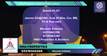Residential Plot for Sale in Bahria Town, Lahore - (BP-39225)
