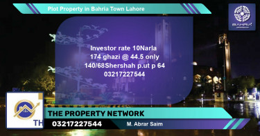 Residential Plot for Sale in Bahria Town, Lahore - (BP-39247)