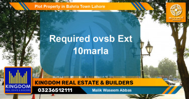 Residential Plot for Sale in Bahria Town, Lahore - (BP-39304)